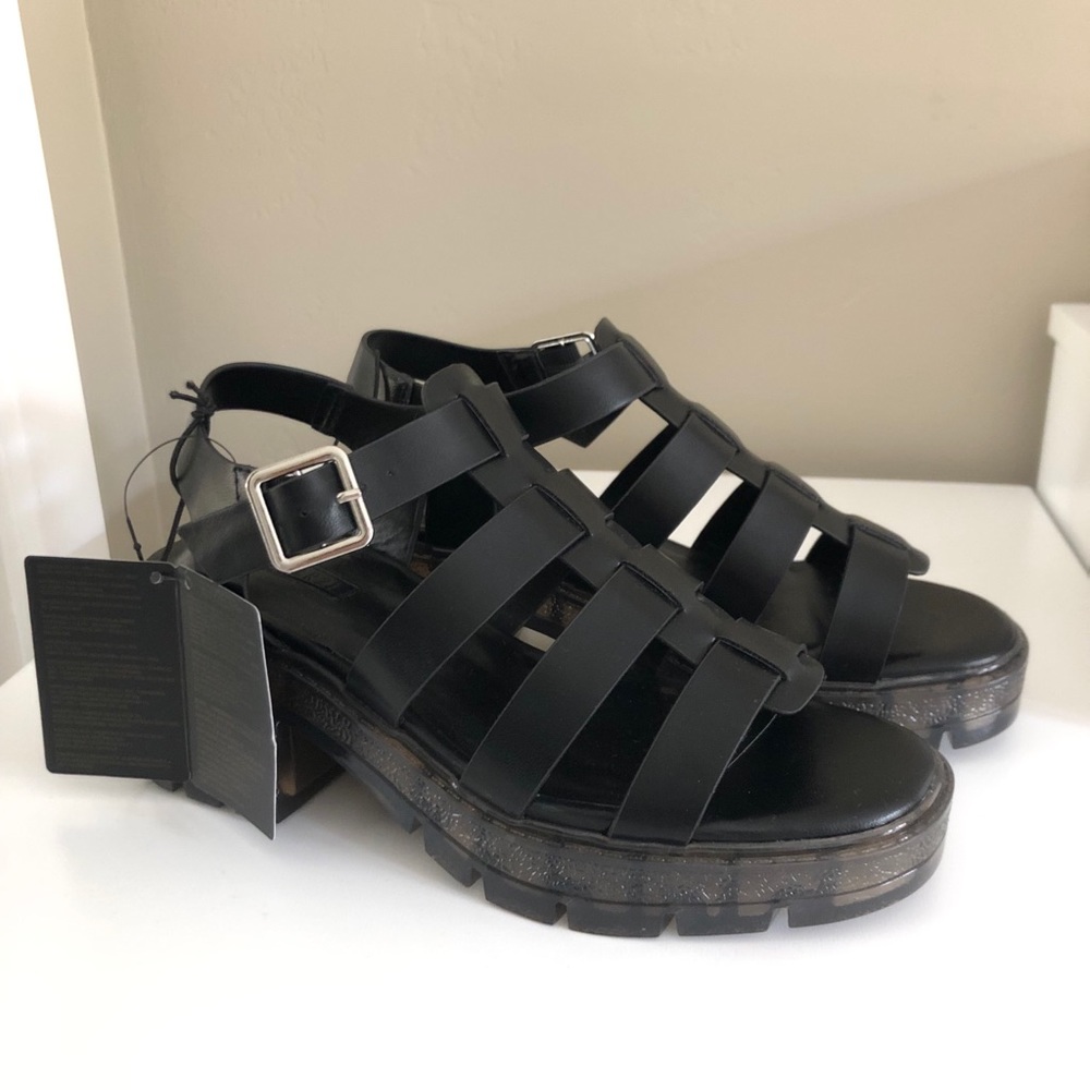 Caged Jelly Sandals